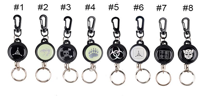 LINKA ZWIJANA BRELOK RETRAKTOR SMYCZ EDC BIOHAZARD Marka inna