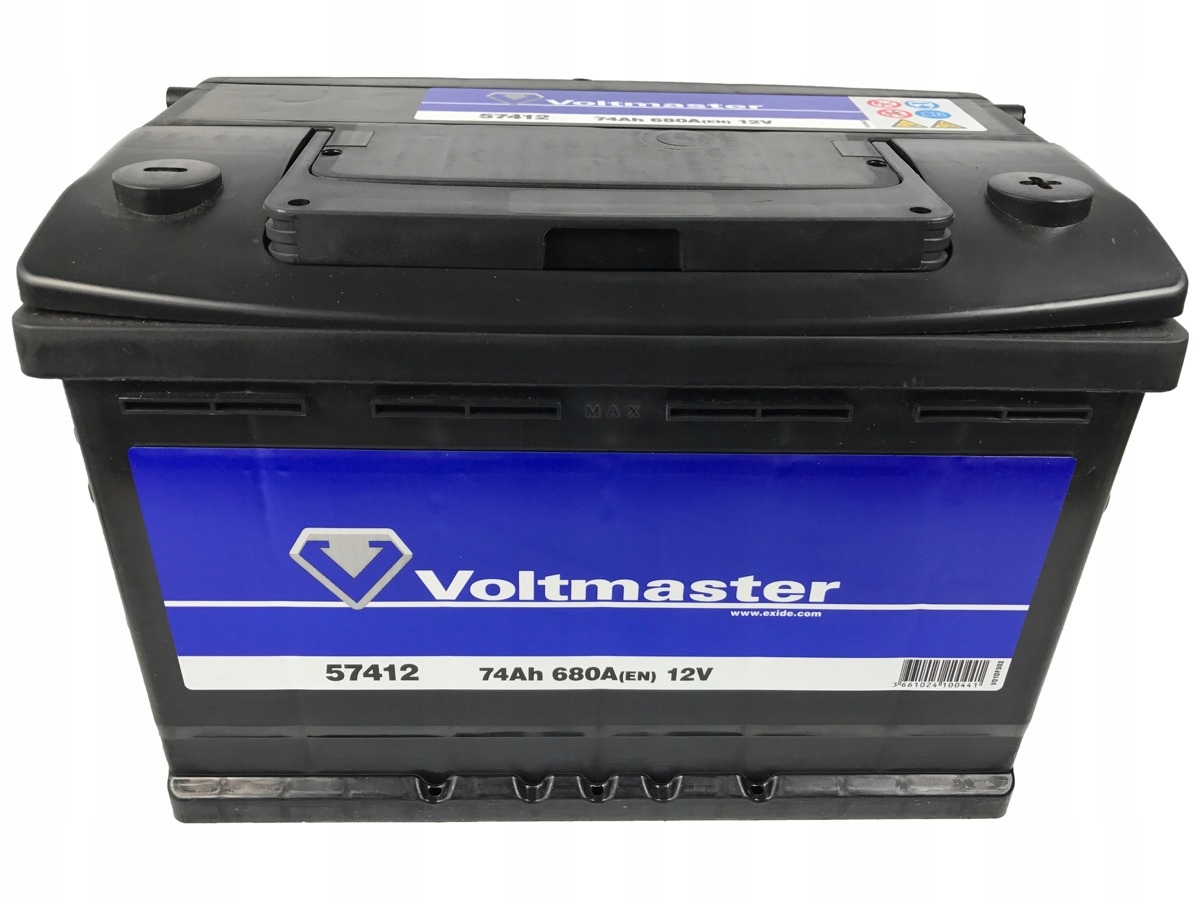 Akumulator VOLTMASTER 12V 74Ah 680A P+ 57412 za 319 zł z Białystok