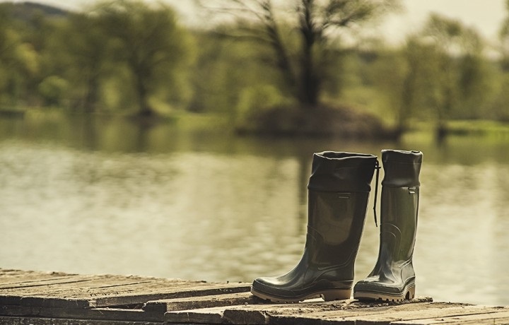 Kalosze Gumowce z Kołnierzem Eva Buty Demar Grand Długość wkładki 27.2 cm