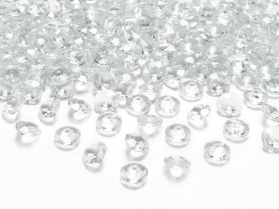 

Diamenty diamentowe konfetti kryształki 8mm