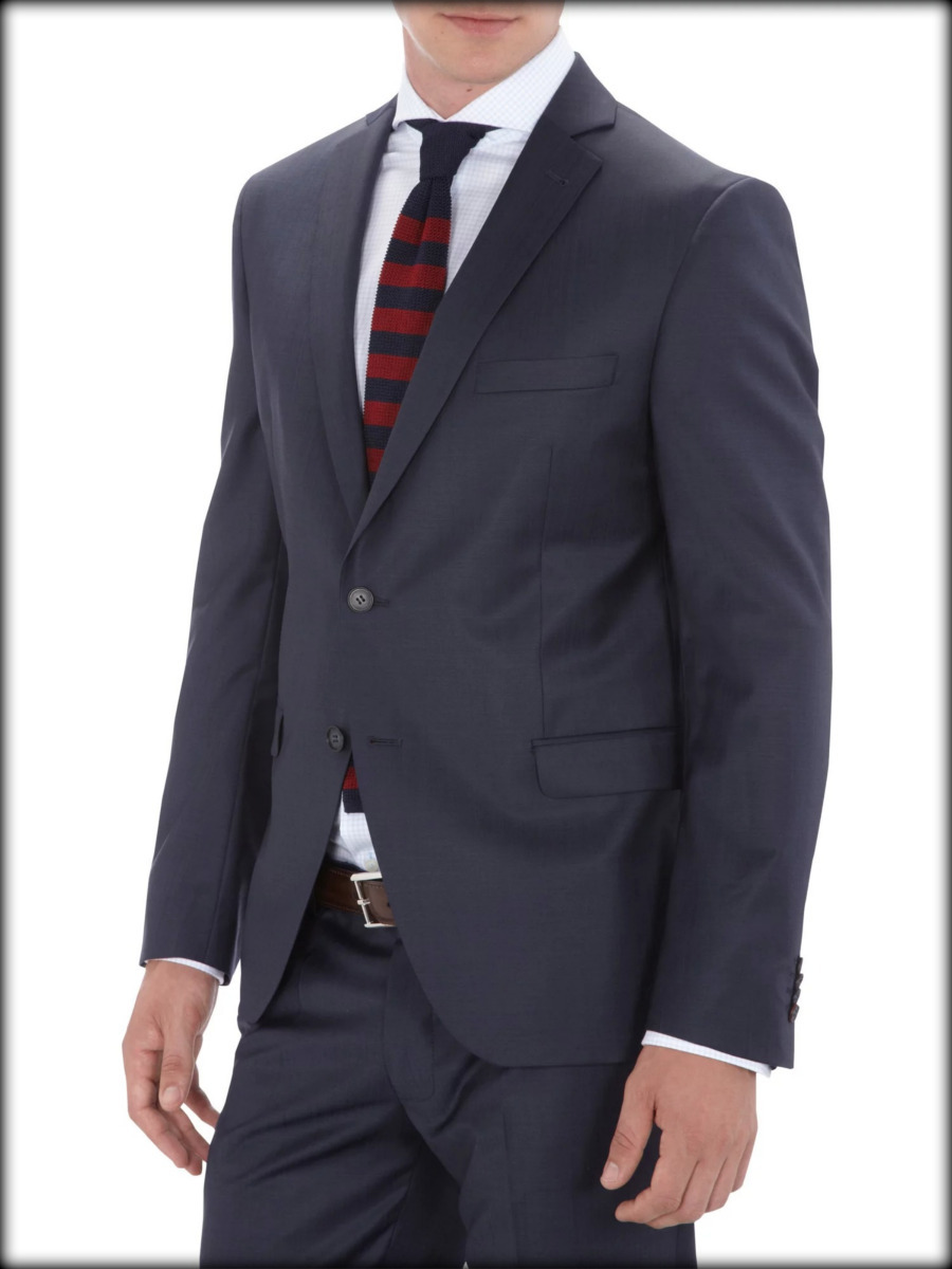 CINQUE CIMOTELLI SLIM FIT GRAPHYTE NAVY SUIT r 48 Rozmiar 48