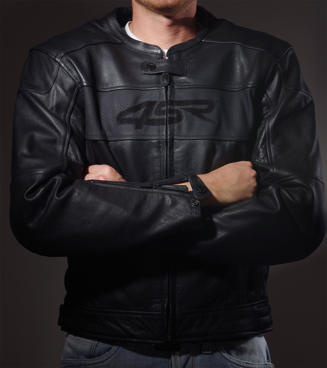 Kurtka motocyklowa 4SR HOOLIGAN - Black Velvet 52 Rozmiar L