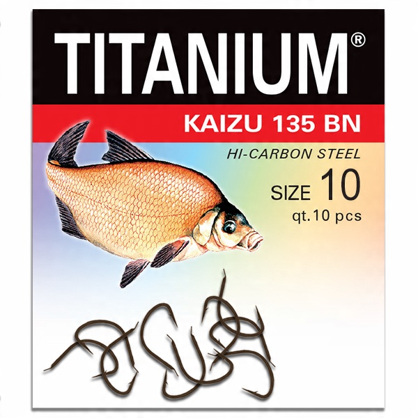 

Haczyki Titanium Kaizu 135BN nr.10 Robinson