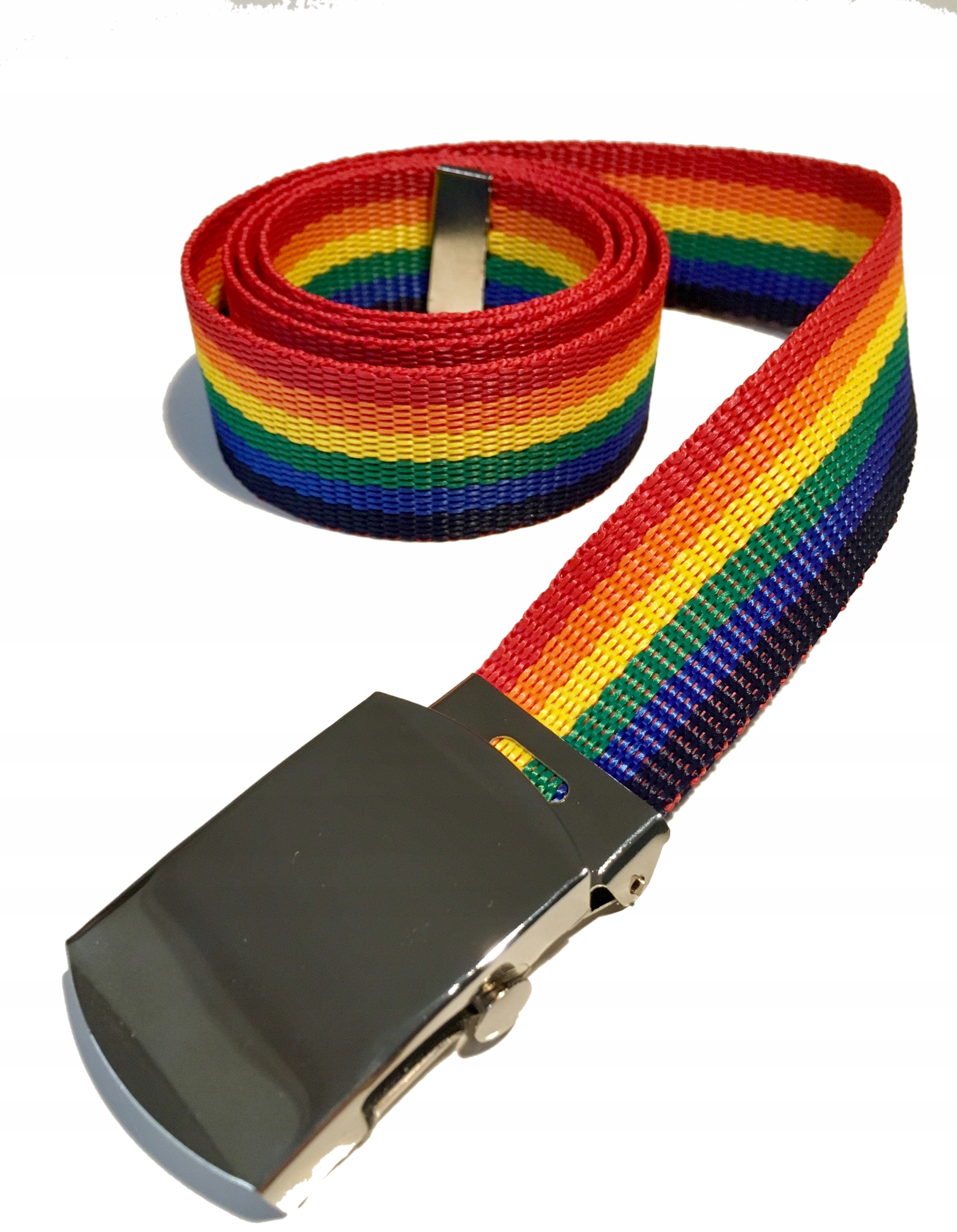 

Pasek z metalową klamrą metalową Lgbt - 150 cm