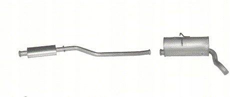 Глушители компл.Citroen Berlingo 2.0 HDi 99-03 + хомуты