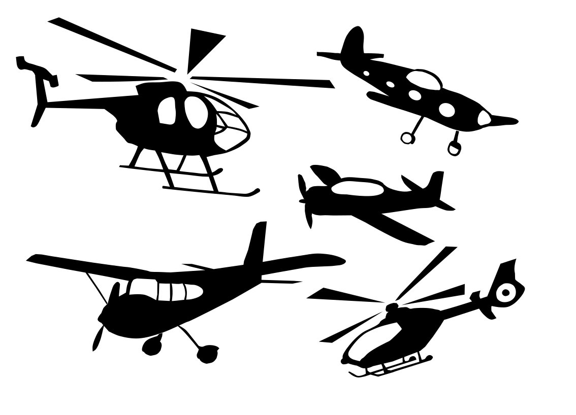 наклейки на стены стены мебель украшения самолеты