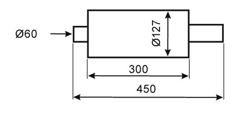 93836 - Спортивный глушитель Mugen WM SILENCER APEXI N1 Fi 100