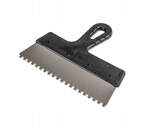 

Szpachla Szpachelka Do Gipsu Zębata 100mm 10x10