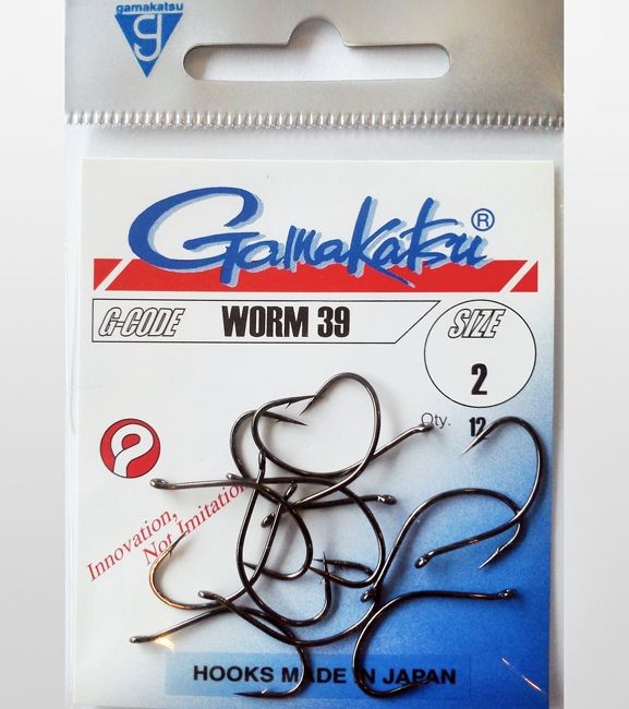 Haczyki Gamakatsu Worm 39 nr 4 Japońskie