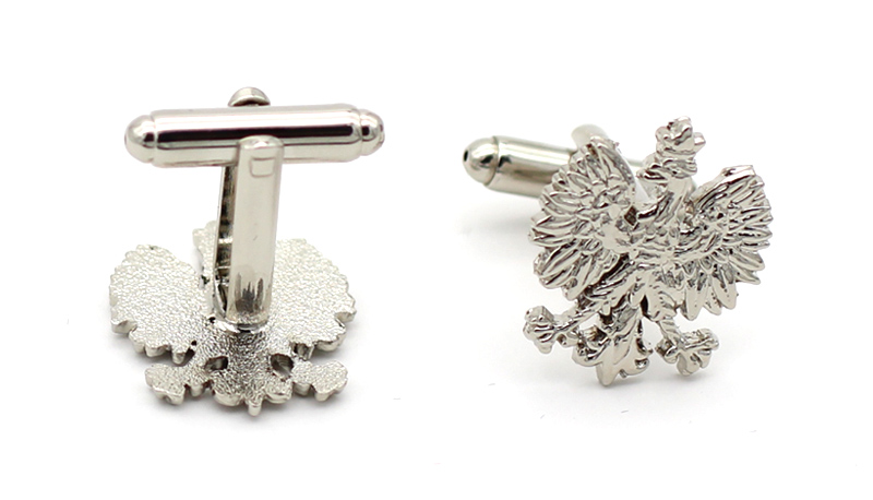 ORZEŁ GODŁO POLSKI SPINKI DO MANKIETÓW Z ETUI 3D Marka Inna marka