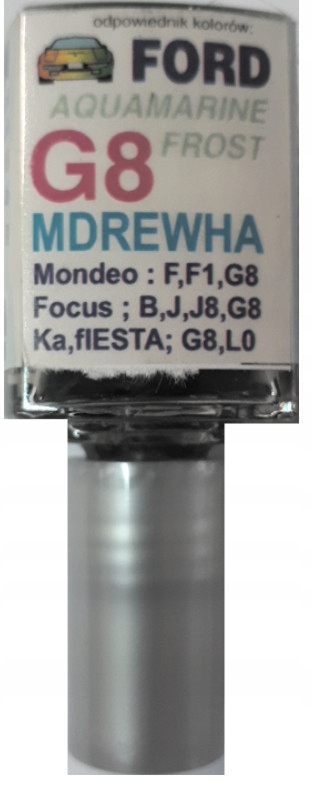 Ford Aquamarine Frost Lakier Samochodowy Zaprawka Do Rys 10 ML Arasystem