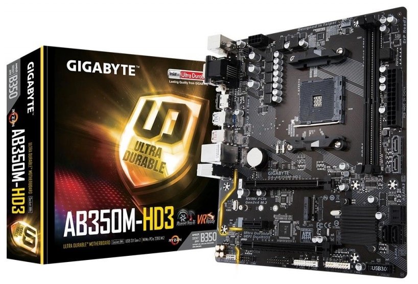 

Płyta Główna Gigabyte GA-AB350M-HD3 Usb 3.1 AM4