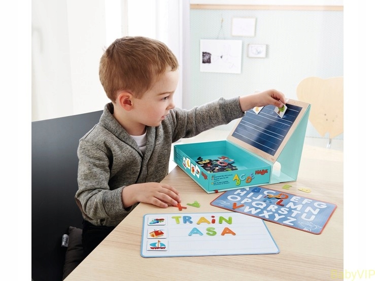 UKŁADANKA MAGNETYCZNA HABA ABC LITERKI CZYTANIE Marka Haba