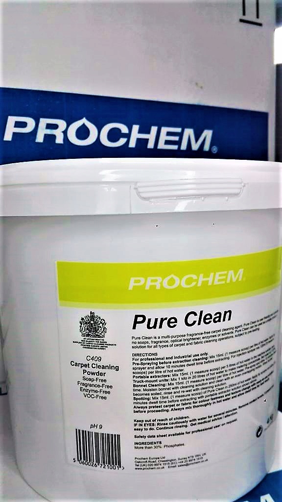 Prochem C409 Pure Clean pranie na sucho PR4 Kod producenta C409