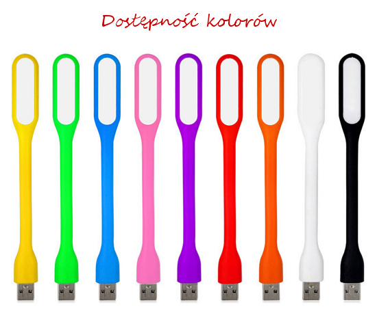 LAMPKA SILIKONOWA USB DO LAPTOPA 6 LED MOCNA Producent Inna