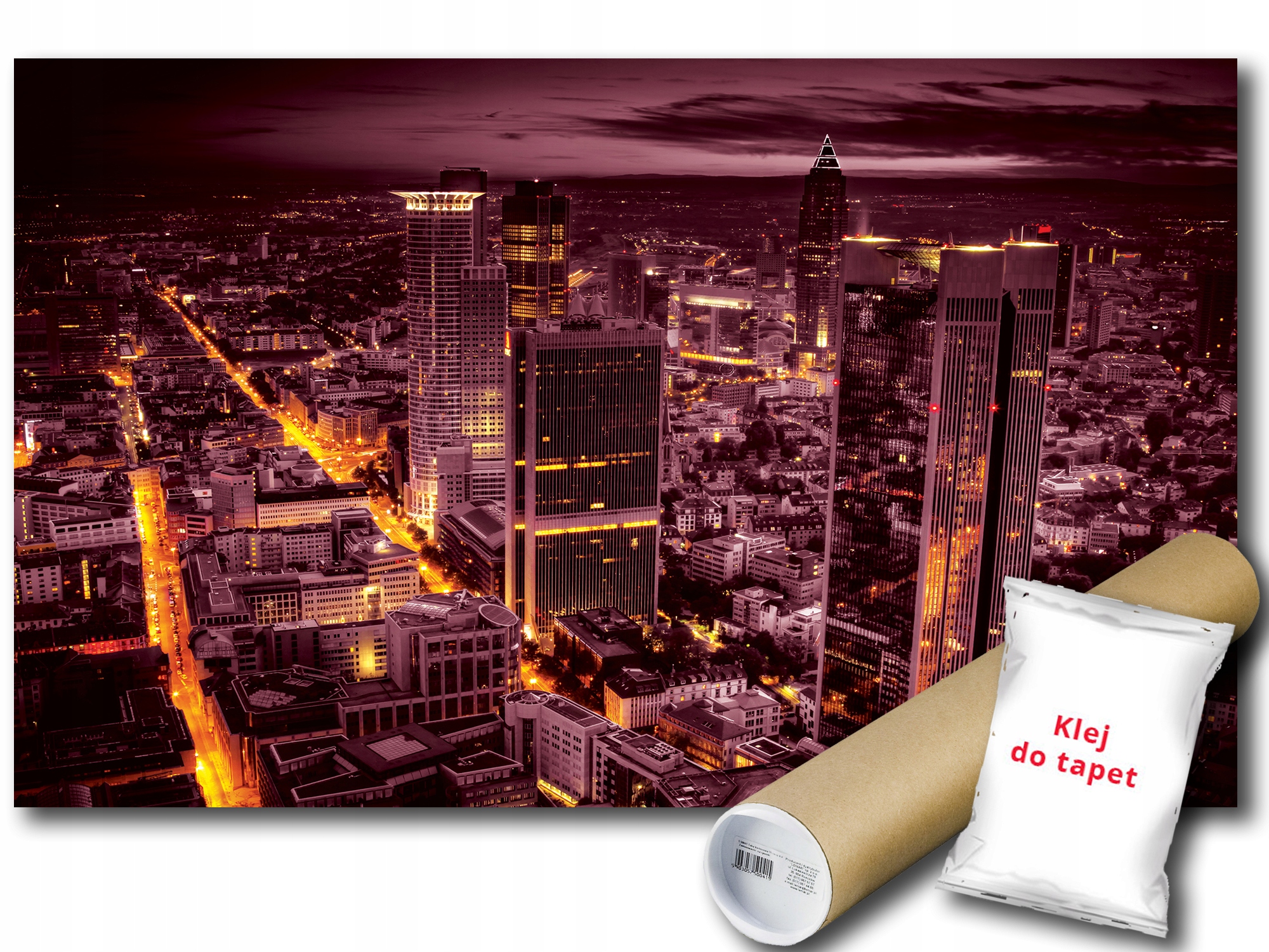 Fototapeta Mrakodrapy V Noci 1D V8 368x254 F331