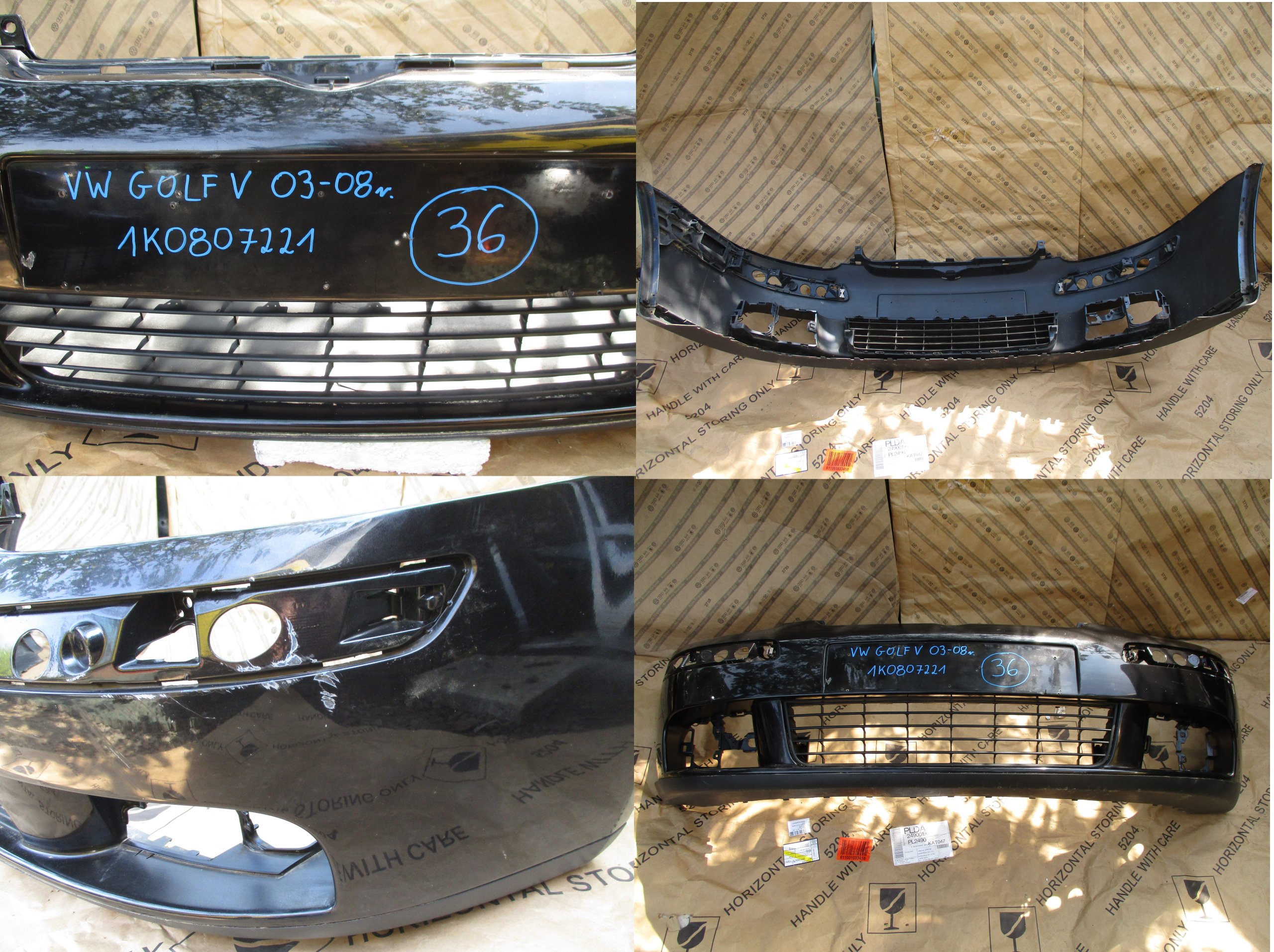 bumper front front VW Golf V 1K0807221