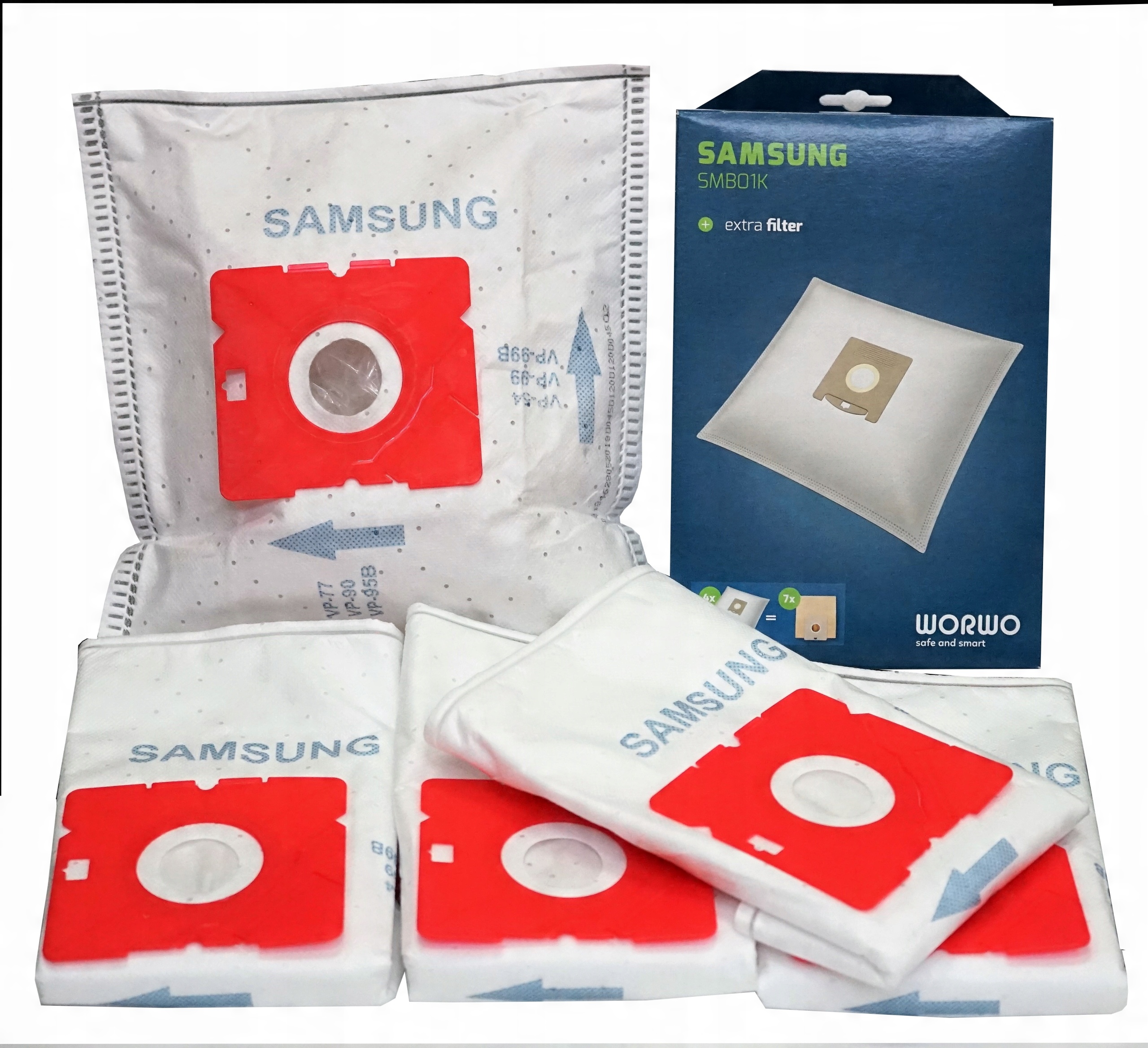 

Worki Syntetyczne Samsung VC07M25J0WP 5 szt Mocne!