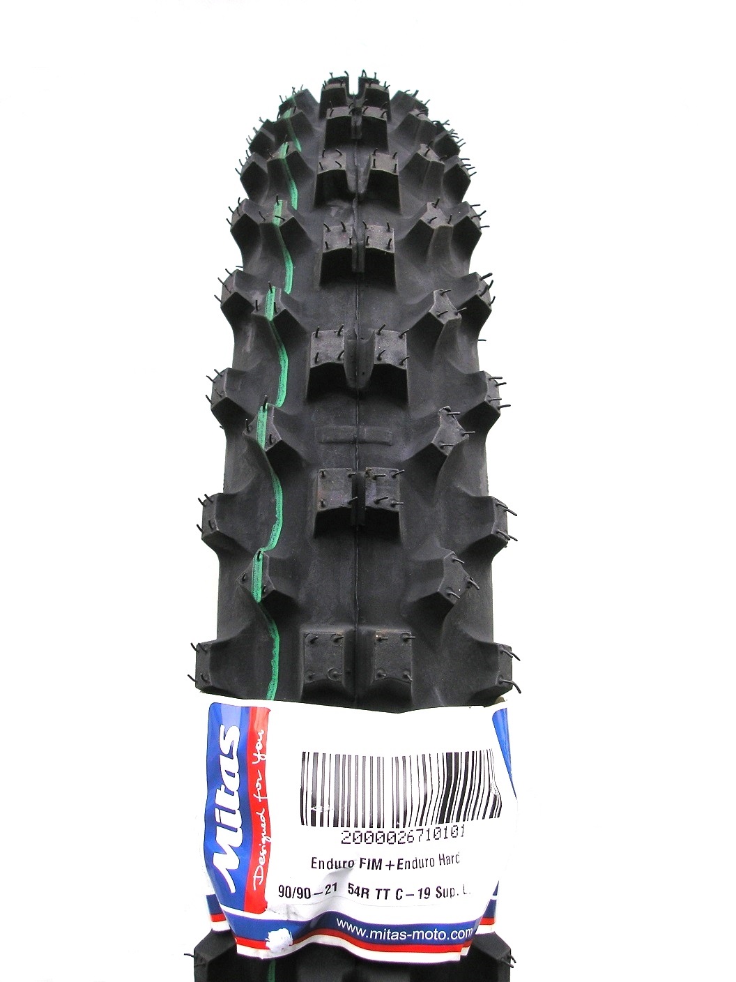 90/90-21 MITAS C-19 SUPER LIGHT EAGLE ZIELONY PAS