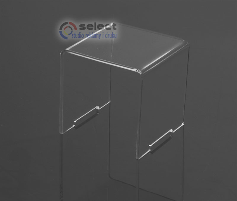 STOJAK PODSTAWKA EKSPOZYTOR KOSTKA PLEXI 125mm Marka inny