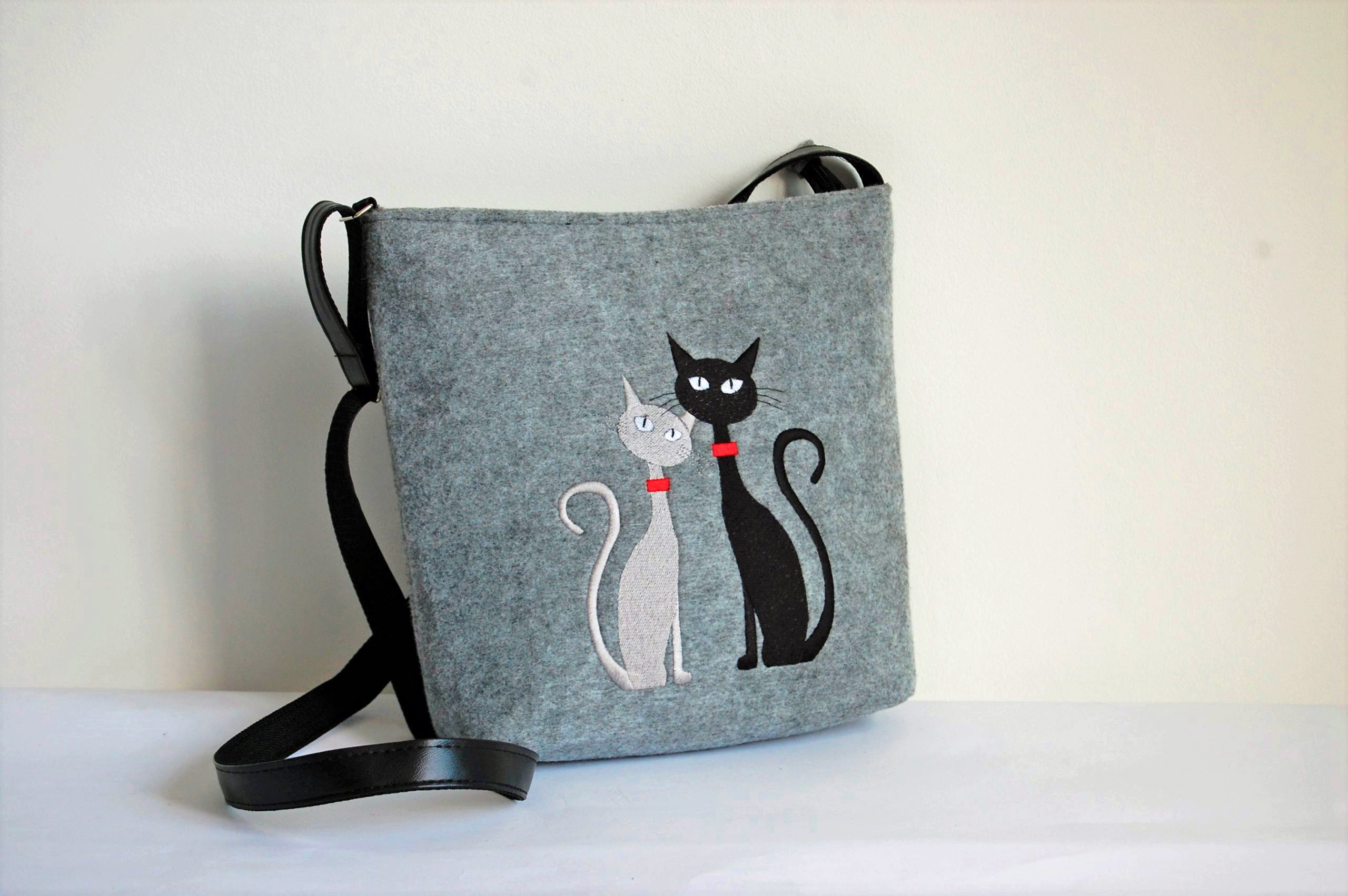 -30% DUŻA FILCOWA LISTONOSZKA FOLK TOREBKA FILCOWA Marka inna