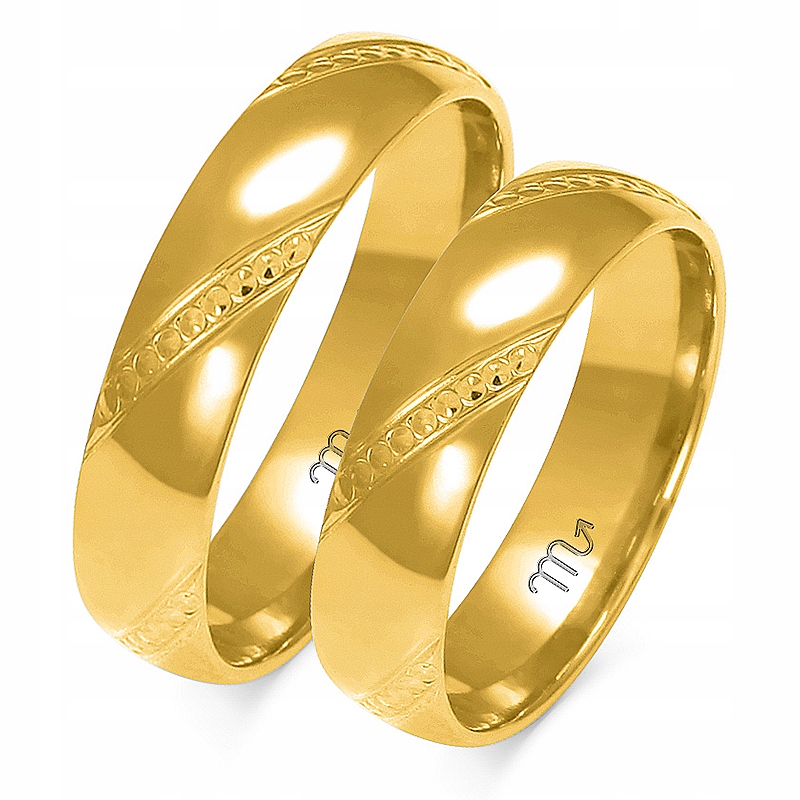 Zlaté Prsteny 14K 4 mm id A-158