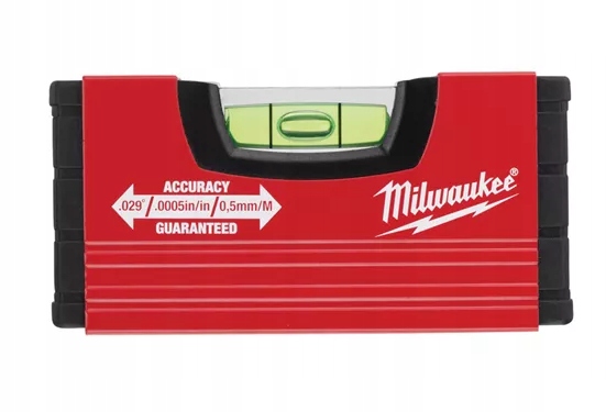 

Milwaukee Poziomica kieszonkowa Mini 10 cm Mazur