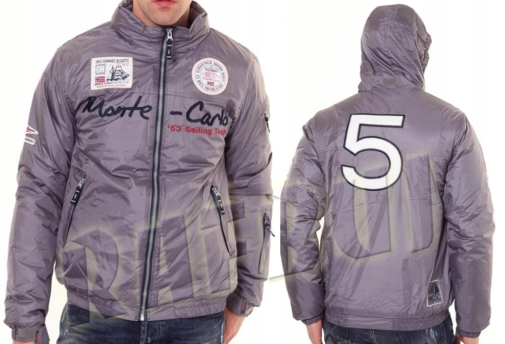 Bunda Geographical Norway Podzim Zima nášivky