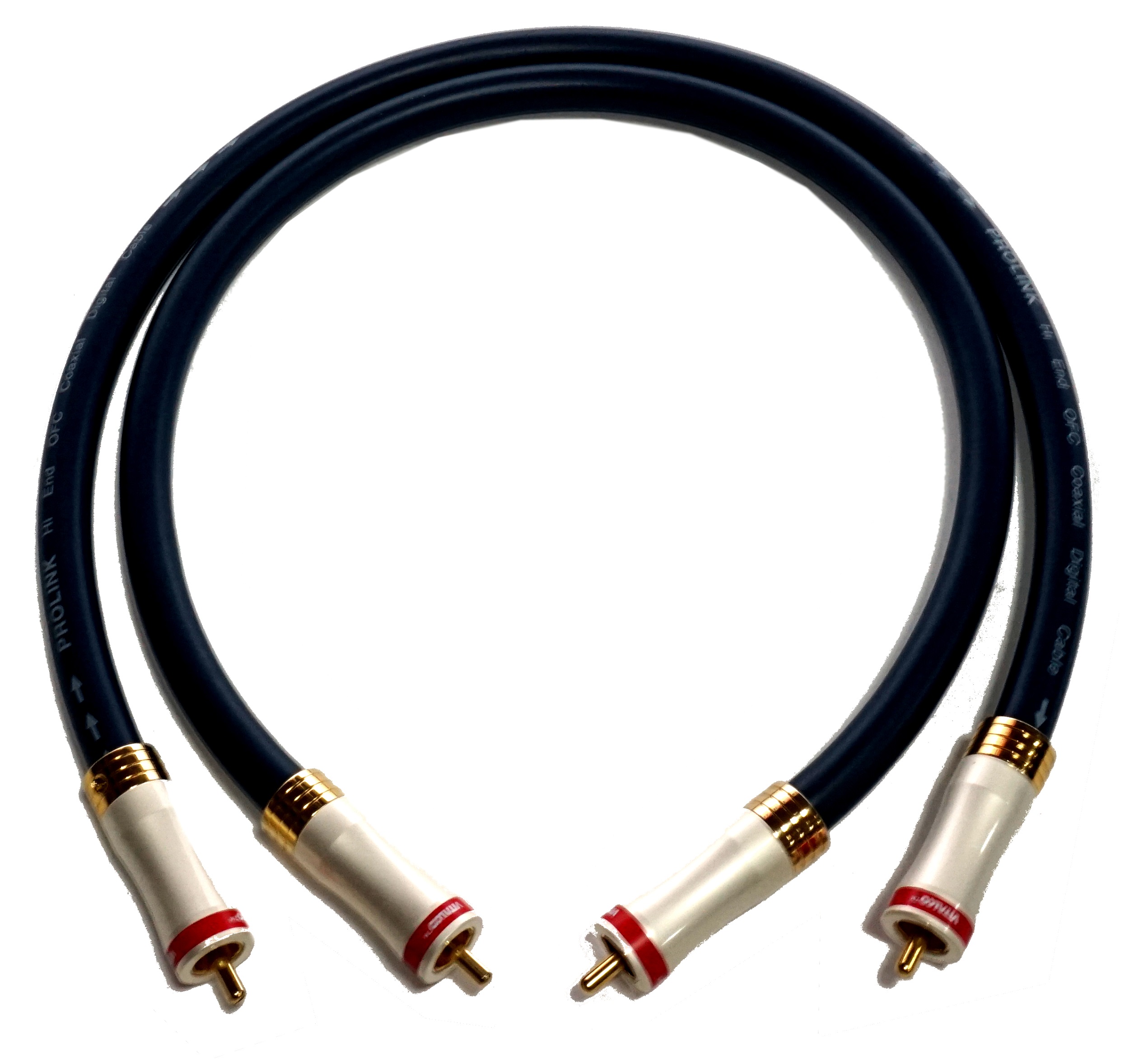 

Przewód 2x Rca Prolink Hi End 0.6m Konfekcja Miedź