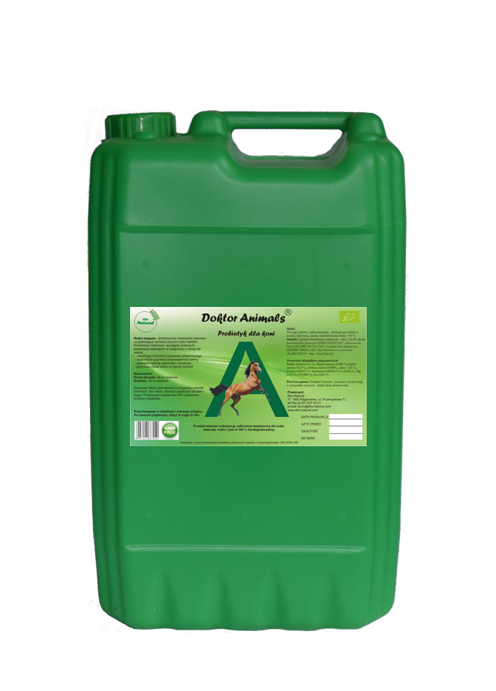 Doktor Animals Emy dla koni Probiotyk 20L Marka Eko Natural