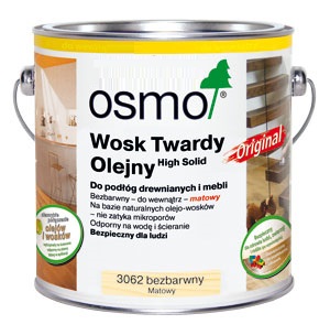 OSMO 3062 Wosk Twardy Olejny MATOWY 0,75l