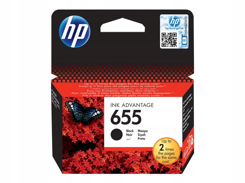 

Hp Tusz 655 Black CZ109AE