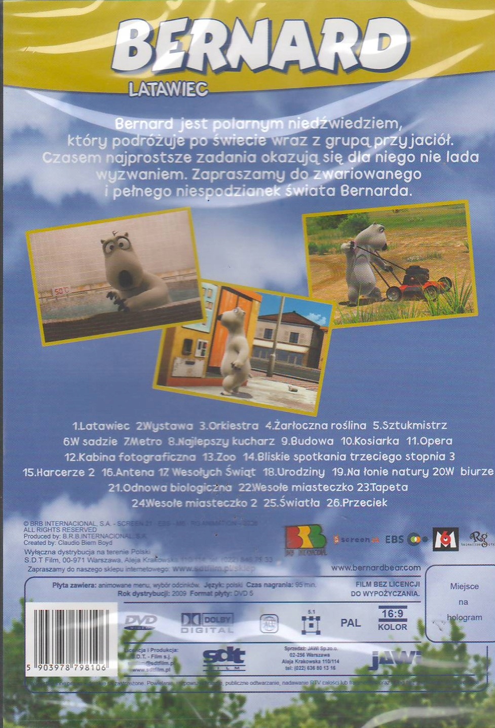 BERNARD LATAWIEC DVD FOLIA Gatunek dla dzieci