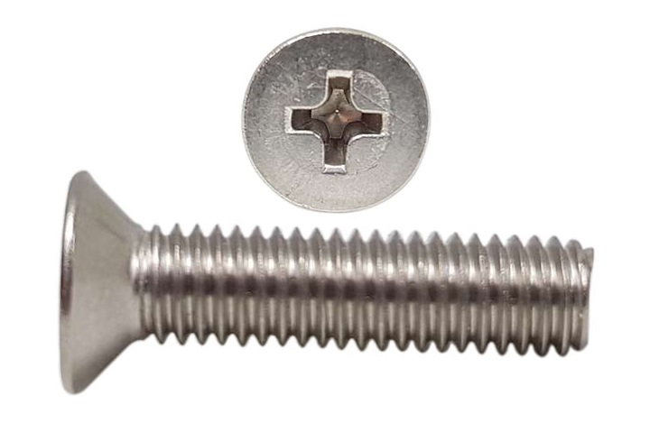 

M4x10 Wkręty łeb stożkowy kwasoodporny Din 965 20