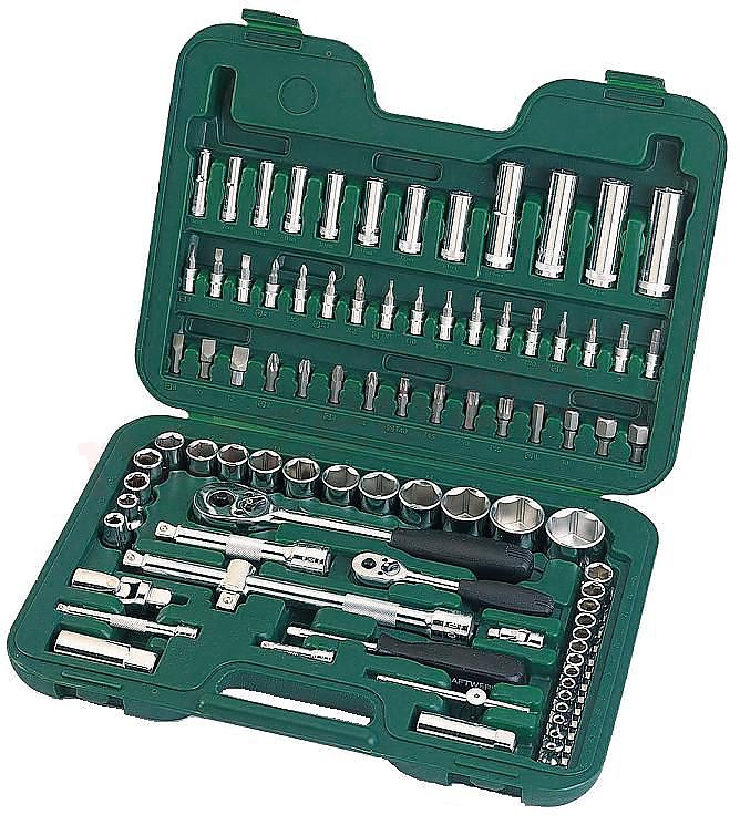 

Zestaw Kluczy Nasadowych Sata 1/2 1/4 Sata 86 Ele