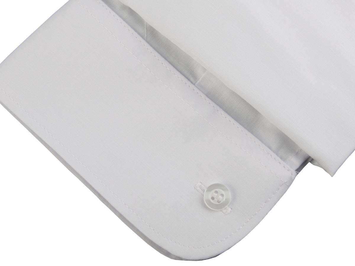 KOSZULA BIAŁA GŁADKA 37/38 176-182 SUPER SLIM Kolor biały
