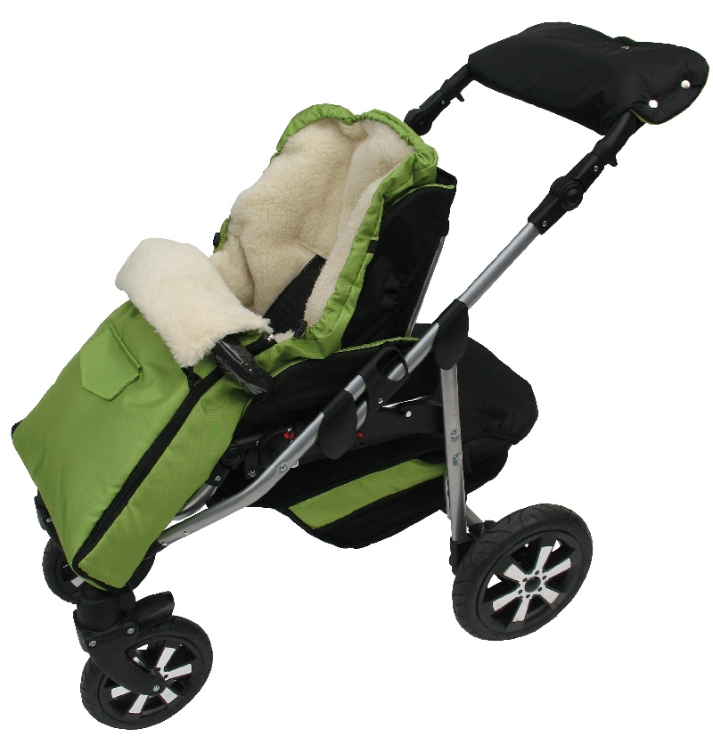 Mufka Owcza Wełna,Polski prod. Każdy wózek,Sanki! Waga (z opakowaniem) 0.3 kg