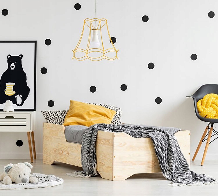 ŁÓŻKO DREWNIANE DZIECIĘCE MŁODZIEŻOWE 21 ROZMIARÓW Kod producenta HQ478