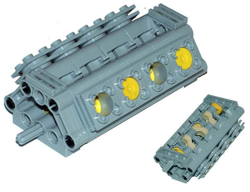 

Lego Technic Blok V8 silnik 2852 2850b 2851 32333