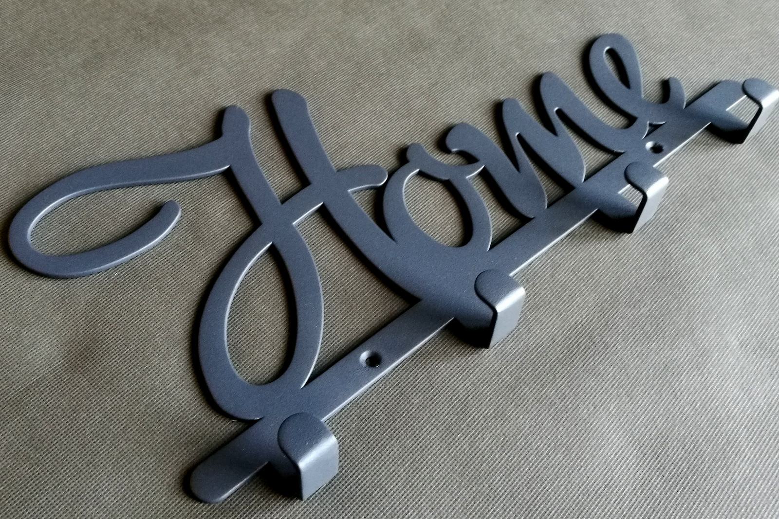 Wieszak Ścienny na ubrania, klucze HOME metalowy Wysokość mebla 20 cm