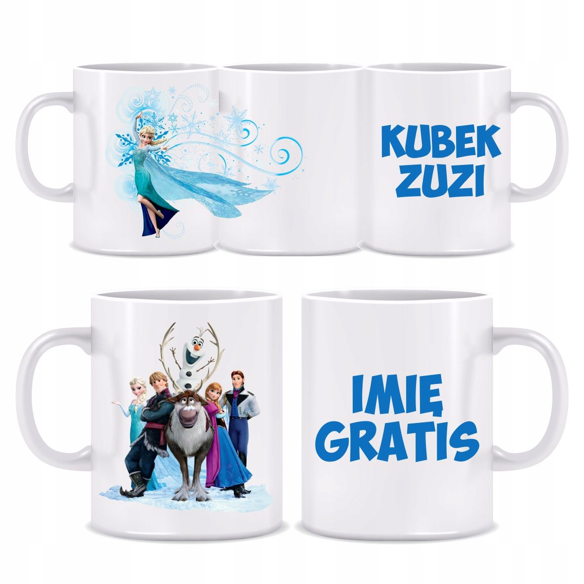 

Kubek Kraina Lodu Frozen Imię Na Mikołaja