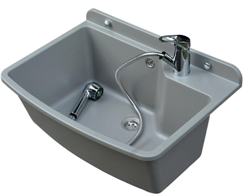 ZLEW GOSPODARCZY ZLEWOZMYWAK KOMORA GOSPODARCZA ZESTAW Z BATERIA 61x44 Kod producenta max-atut