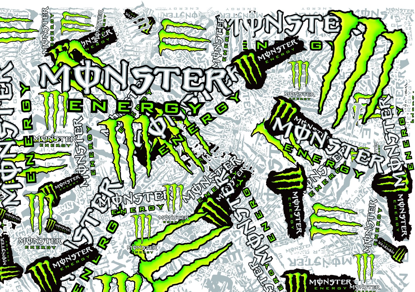 

Folia Monster Stickerbomb Na Metry