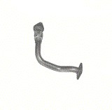 21.510 - Труба с соединителем elast. Renault Kangoo 1,2 44 кВт