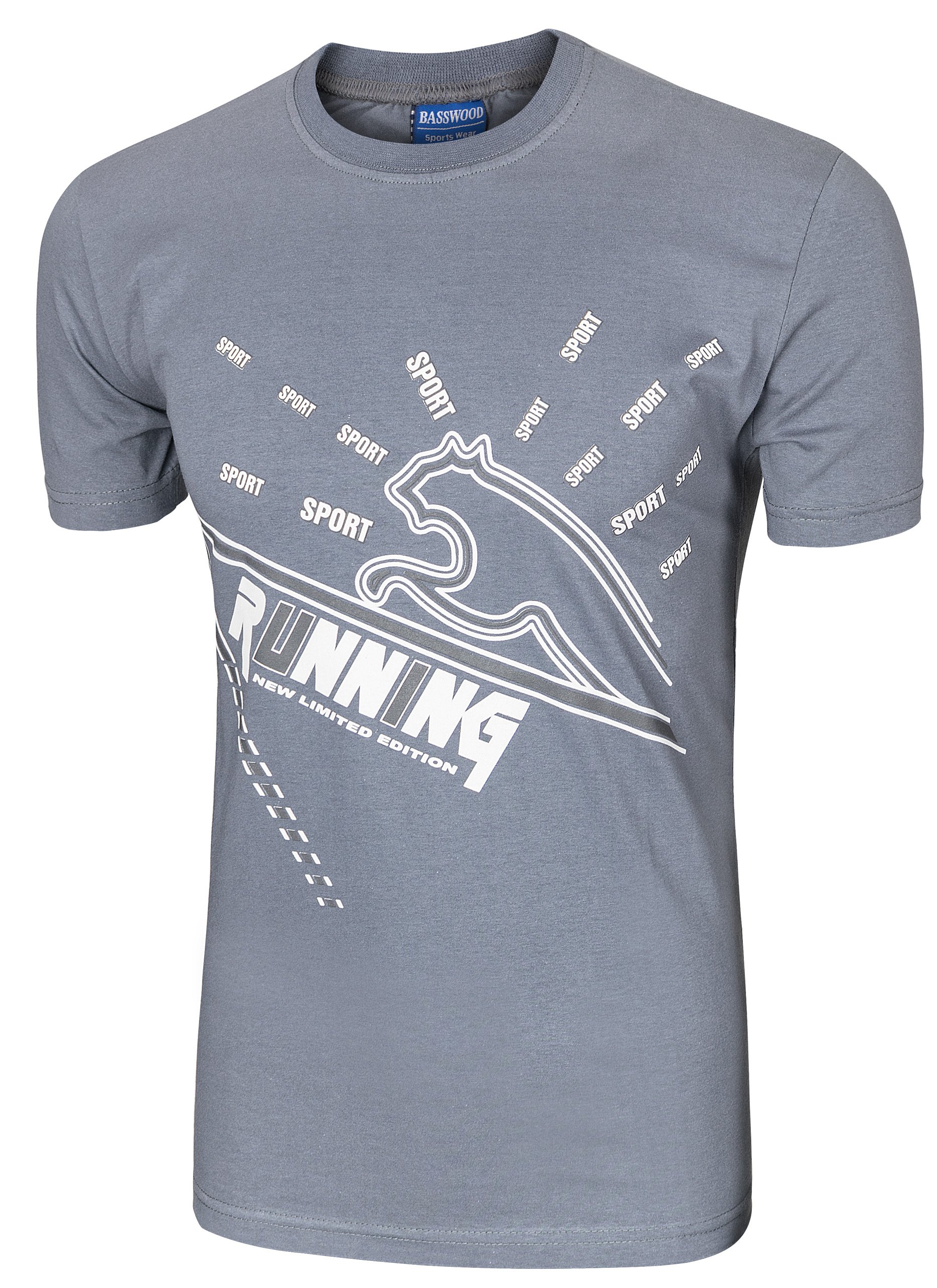 

Koszulka Podkoszulek T-shirt Męski KP01 r M stal