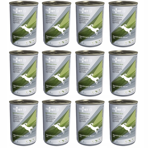 Levně Trovet Dog Hpd Hypoallergenic Horse konzerva 12 x 400 g koně pro psy