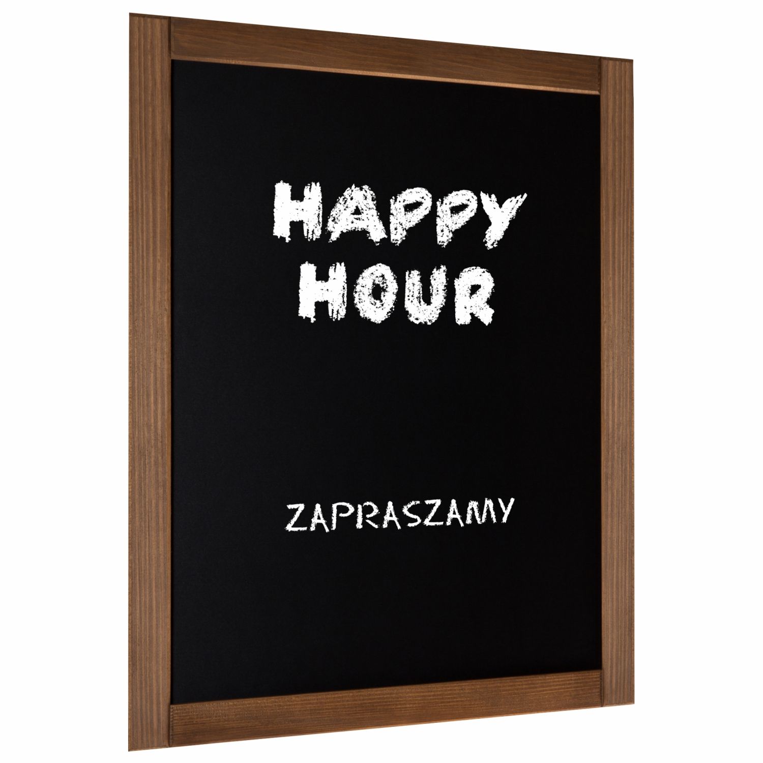 MAŁA TABLICA KREDOWA W RAMIE Z DREWNA Materiał wykonania Drewno