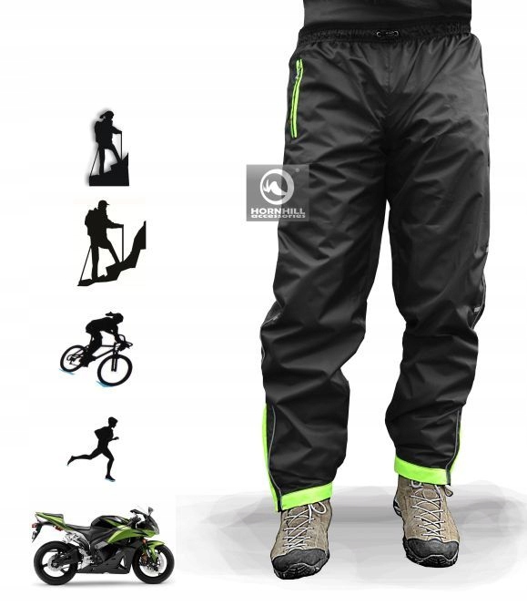 Przeciwdeszczowe WZMOCNIONE spodnie R-paco r.M/L- Rozmiar M/L