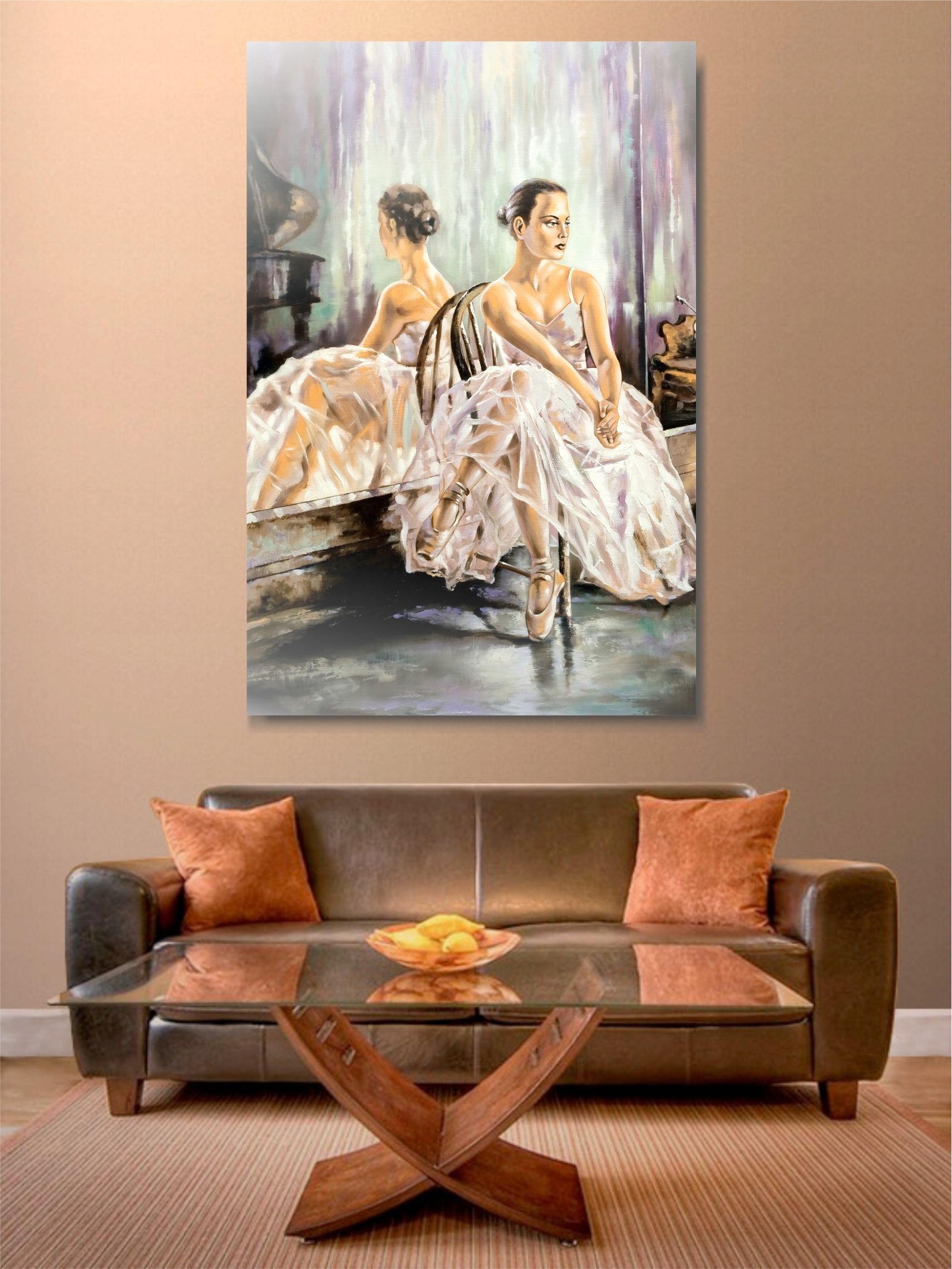 Baletnica Kobieta Obraz na płótnie CANVAS 90x60cm Format pionowy