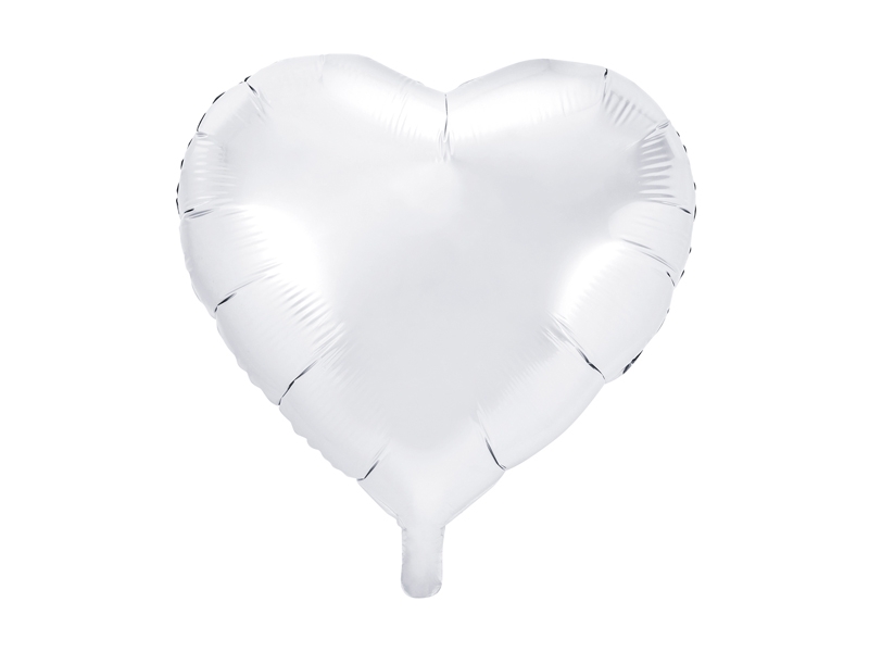 

Balon foliowy foliowe Serce serca Biały Białe